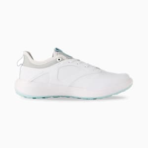 ウィメンズ ゴルフ イグナイト マリブ ラバーソール スパイクレス シューズ, PUMA White-PUMA Silver-Lucite
