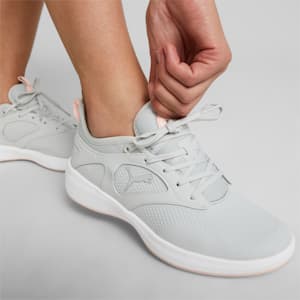 ウィメンズ ゴルフ イグナイト マリブ スパイクレス シューズ, High Rise-PUMA Silver-Rose Dust, extralarge-JPN