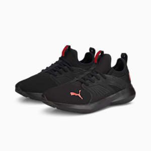 Softride Fly Men's Walking Shoes, Puma Black-High Risk Red