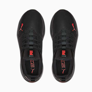 Softride Fly Men's Walking Shoes, Puma Black-High Risk Red