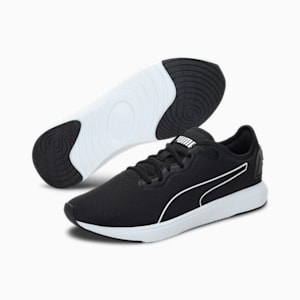 SOFTRIDE Cruise Bold Unisex Walking Shoes, Puma Black-Puma White, extralarge-IND