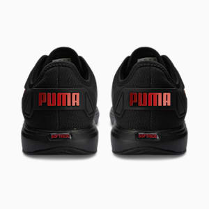 SOFTRIDE Cruise Bold Unisex Walking Shoes, Puma Black-High Risk Red, extralarge-IND