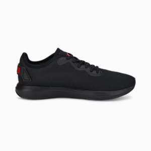 Softride Cruise Bold Unisex Walking Shoes, Puma Black-High Risk Red