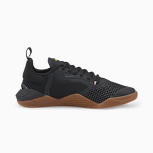 Zapatos de entrenamiento para mujer Fuse 2.0, Puma Black-Metallic Gold, extralarge