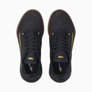 Zapatos de entrenamiento para mujer Fuse 2.0, Puma Black-Metallic Gold, extralarge