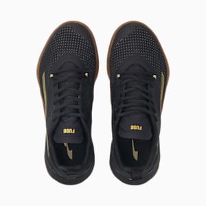 Стильні кросівки puma хіт продаж, Puma Black-Metallic Gold, extralarge