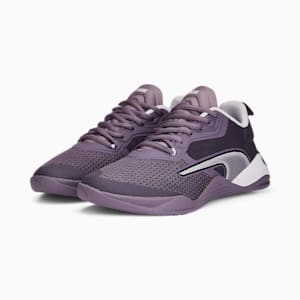 Fuse 2.0 Women's Training Shoes, Purple Charcoal-PUMA Black-Spring Lavender, extralarge-IND