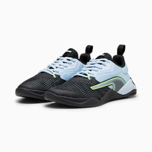 Zapatos de entrenamiento para mujer Fuse 2.0, PUMA Black-Icy Blue-Speed Green, extralarge