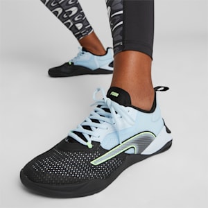 Zapatos de entrenamiento para mujer Fuse 2.0, PUMA Black-Icy Blue-Speed Green, extralarge