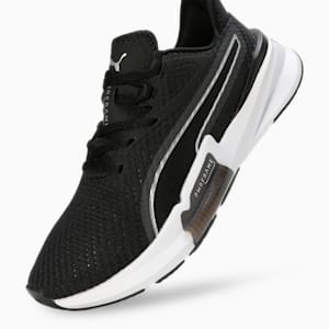 PWRFrame Women's Training Shoes, Puma Black-Puma White, extralarge-IND
