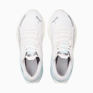Run XX Nitro WNS Women's Running Shoes, Puma White-Metallic Silver-Nitro Blue