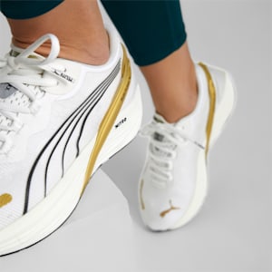 Run XX Nitro WNS Women's Running Shoes, Puma White-Puma Team Gold-Puma Black