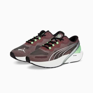 Chaussures de sport Run XX Nitro, femme, Prune poudreux-Pomme pétillante-Argent métallisé