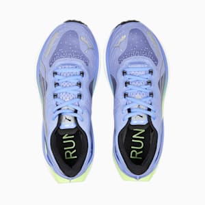Run XX NITRO™ Women's Running Shoes, Elektro Purple-Fizzy Lime-PUMA Silver, extralarge-IND