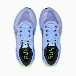 Run XX Nitro Women's Running Shoes, Elektro Purple-Fizzy Lime-PUMA Silver