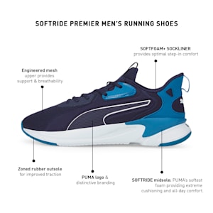 SOFTRIDE Premier Men's Running Shoes, Peacoat-Vallarta Blue, extralarge-IND