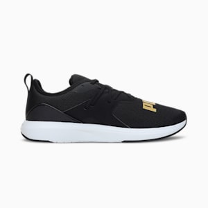 SOFTRIDE Cruise Bold Unisex Walking Shoes, Puma Black-Puma Team Gold, extralarge-IND