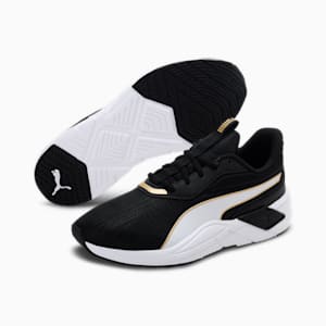 Lex Women's Training Shoes, Puma Black-Puma Team Gold, extralarge-IND