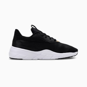 Lex Women's Training Shoes, Puma Black-Puma Team Gold, extralarge-IND