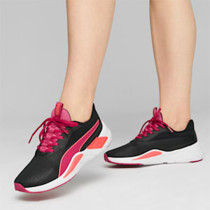 Lex Women's Training Shoes, PUMA Black-Pinktastic, extralarge-IND