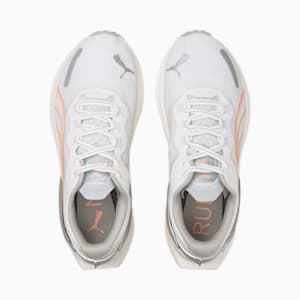 ウィメンズ XX ニトロ ワイルドウォッシュ ランニングシューズ, Puma White-Metallic Silver-Fizzy Melon