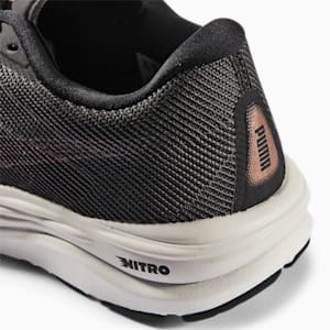 Velocity Nitro 2 Running Shoes Women, Puma Black-Rose Gold