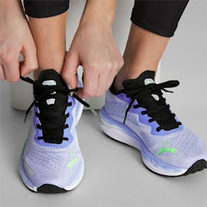 Zapatos para correr Velocity NITRO 2 para mujer, Elektro Purple-Fizzy Lime