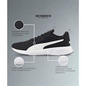 Incinerate Men's Running Shoes, Puma Black-Puma White