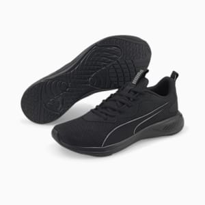Incinerate Unisex Running Shoes, Puma Black-Puma Black, extralarge-IND