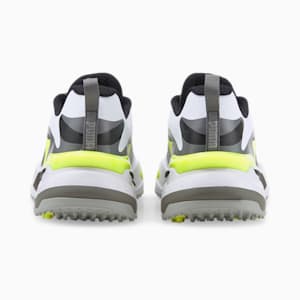 メンズ ゴルフ GS ファスト ラバーアウトソール スパイクレス シューズ, Puma White-Puma Black-Safety Yellow, extralarge-JPN