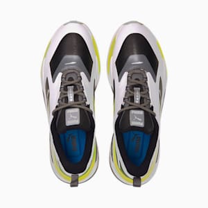 メンズ ゴルフ GS ファスト ラバーアウトソール スパイクレス シューズ, Puma White-Puma Black-Safety Yellow, extralarge-JPN