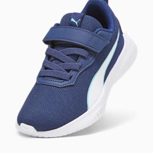 Flyer Flex Kids' Shoes, Persian Blue-PUMA White, extralarge-IND