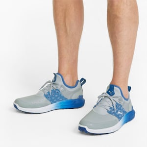 メンズ ゴルフ イグナイト アーティキュレート POLLINATION ソフトスパイク シューズ, High Rise-Puma Silver-Bright Cobalt