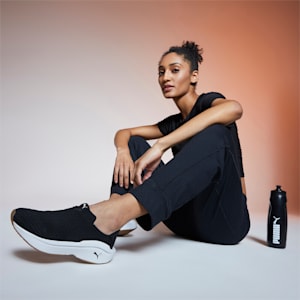 Enlighten Women's Running Shoes, Puma Black-Puma White