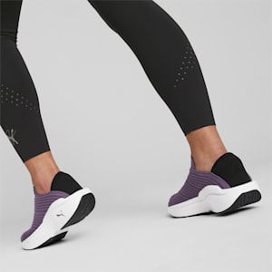 Enlighten Women's Training Shoes, Purple Charcoal-PUMA Black, extralarge-IND