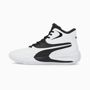 Tenis de basketball Triple Mid, Puma White-Puma Black, extralarge