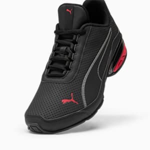 Chaussures de course à pied Viz Runner Sport SL Homme, Puma Black-High Risk Red, extralarge