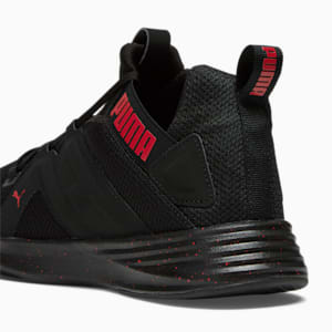 Contempt Demi Speckle Men's Training Shoes, Puma Black-High Risk Red, extralarge