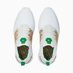メンズ ゴルフ PUMA x ARNOLD PALMER イグナイト アーティキュレート カモ スパイクレス シューズ, Puma White-Puma Silver-Amazon Green