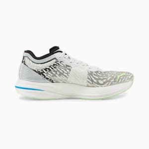 メンズ ディヴィエイト ニトロ エリート レーサーワイルド ランニングシューズ, Puma White-Ocean Dive-Fizzy Lime
