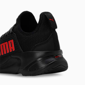 Puma shoes mens black and red clearance