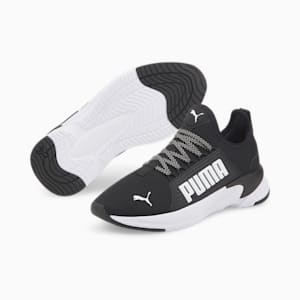 Softride Premier One8 Youth Walking Shoes, Puma Black-Puma White, extralarge-IND