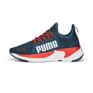 Softride Premier One8 Youth Walking Shoes, Dark Night-PUMA Red, extralarge-IND
