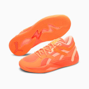 TRC Blaze Court Basketball Men's Shoes, Neon Citrus-Fizzy Melon