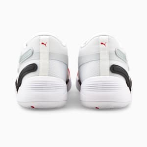TRC Blaze Court Basketball Shoes, Puma Black-High Risk Red