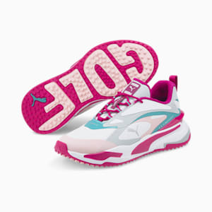 ウィメンズ ゴルフ GS ファスト ラバーソール スパイクレス シューズ, Puma White-Chalk Pink-Porcelain