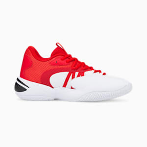 Court Rider 2.0 Basketball Shoes, Puma White-High Risk Red