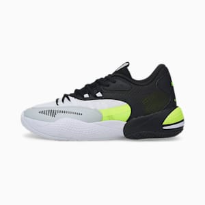 Zapatos de básquetbol Court Rider 2.0, Puma White-Yellow Alert
