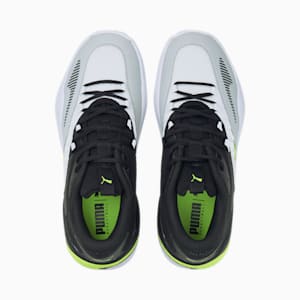 Court Rider 2.0 Unisex Basketball Shoes, Puma White-Yellow Alert