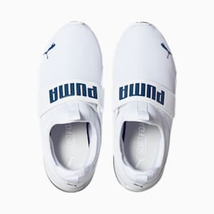 Chaussures à enfiler Axelion Enfant et Adolescent, PUMA White-Marine Blue, extralarge